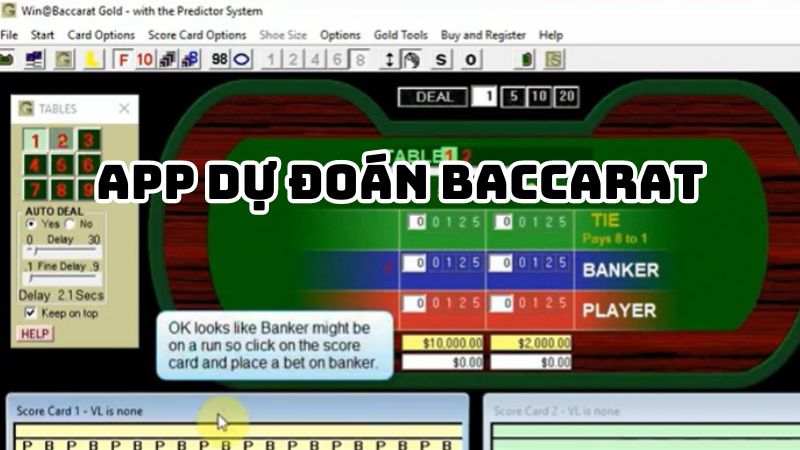 App dự đoán Baccarat